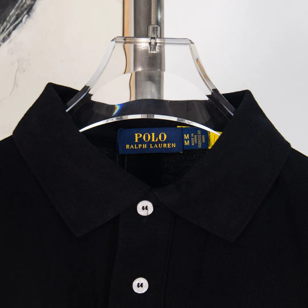 P240 zp version [exclusive supply] - Ralph Lauren/Ralph Lauren classic four-season basic three-dimensional Malaysian LOGO-No. 3 armband solid color long-sleeved POLO shirt - original version of the same 220g heavy double-sided pique cotton ✅ - three-dimensional Malaysian embroidery white background pearlescent buttons ✅ - placket chiffon film professional processing ✅ -Ralph Lauren classic Malaysian logo Polo｜Unlock the British retro sports style Made of 220g heavyweight double-sided piqué cotton to create a straight silhouette. The iconic Malaysian embroidery logo interprets American origin. The solid color system can easily control formal and casual scenes. Color: white black label pink blue label gray blue label black white label black red label navy blue red label Size: S M L XL Number: WW10728